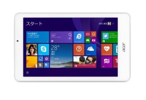 Acer タブレット Iconia Tab 8w Windows 8.1